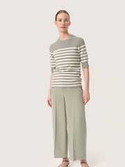 Soaked in Luxury Slim Fit Spina Crew Neck Pullover Jumper - Image 3 of 6