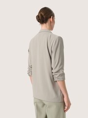 Soaked in Luxury Shirley 3/4 Sleeve Open Front Blazer - Image 2 of 6