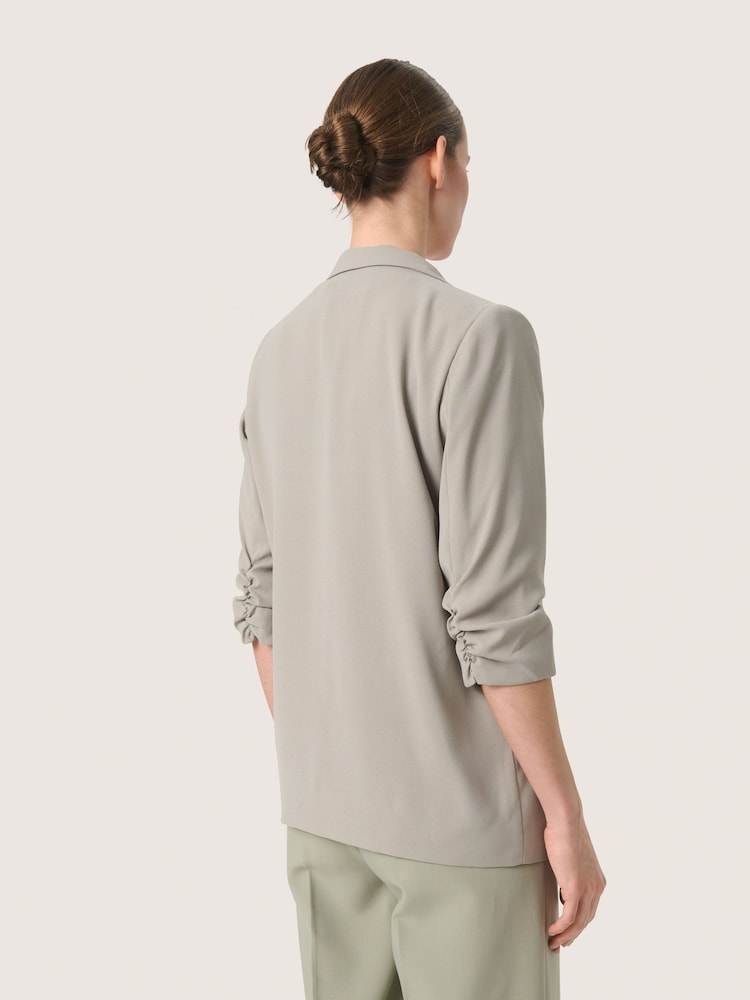 Soaked in Luxury Shirley 3/4 Sleeve Open Front Blazer - Image 2 of 6