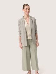 Soaked in Luxury Shirley 3/4 Sleeve Open Front Blazer - Image 3 of 6