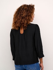Kaffe Jerome 3/4 Sleeve Round Neck Blouse - Image 2 of 6
