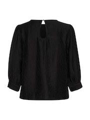 Kaffe Jerome 3/4 Sleeve Round Neck Blouse - Image 6 of 6