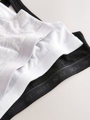 Black&White Racer Back Crop Tops 3 Pack (5-16yrs) - Image 6 of 7