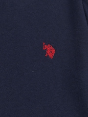 U.S. Polo Assn. Navy Mens Cotton Crew Neck Jumper - Image 7 of 7