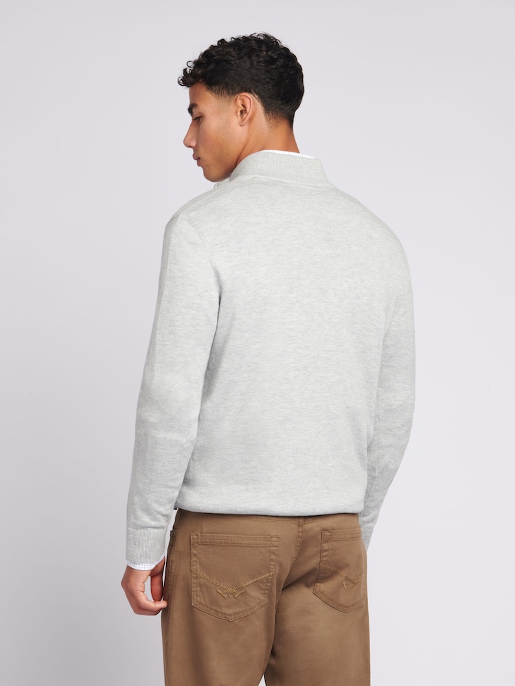 U.S. Polo Assn. Grey Mens Peached Oxford Shirt - Image 4 of 7