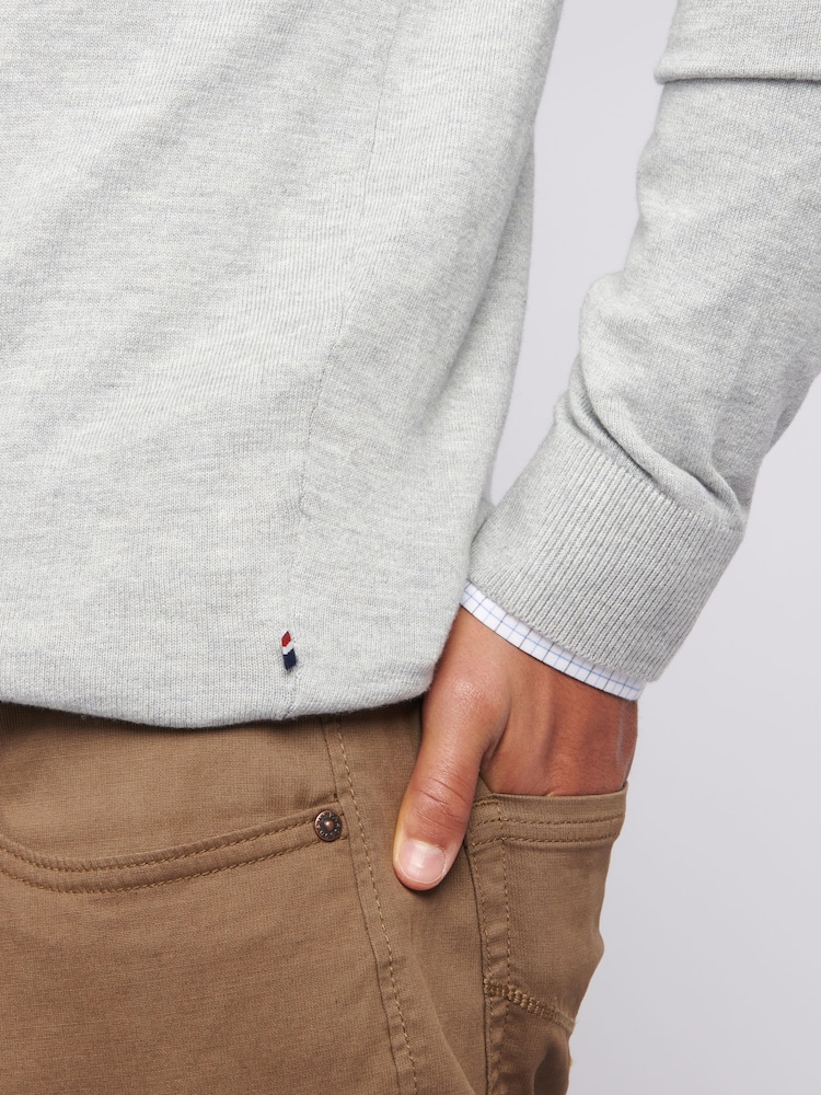 U.S. Polo Assn. Grey Mens Peached Oxford Shirt - Image 5 of 7