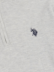 U.S. Polo Assn. Grey Mens Peached Oxford Shirt - Image 7 of 7