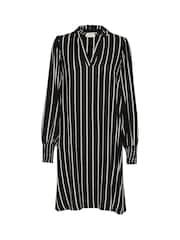 Kaffe Beathe Above Knee Length A-line Black Dress - Image 4 of 5