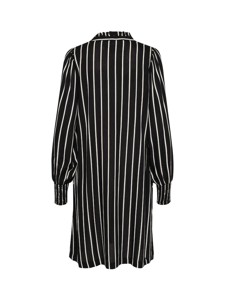Kaffe Beathe Above Knee Length A-line Black Dress - Image 5 of 5
