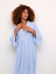 Kaffe Fit Hera Knee Length A-line Dress - Image 1 of 5