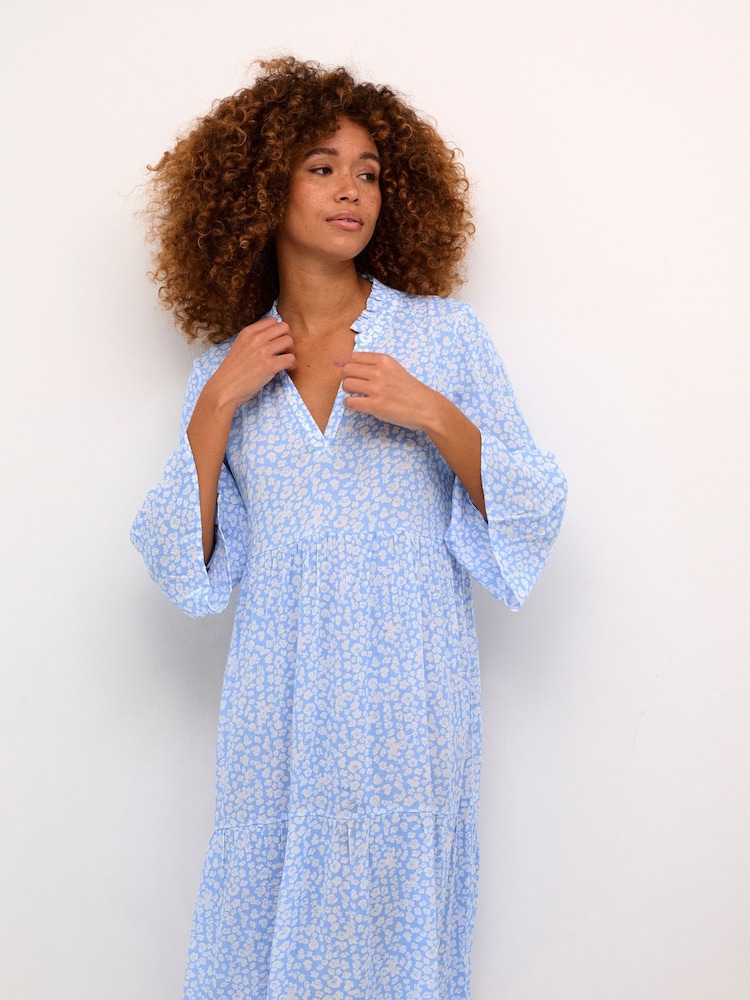 Kaffe Fit Hera Knee Length A-line Dress - Image 1 of 5