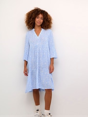 Kaffe Fit Hera Knee Length A-line Dress - Image 3 of 5