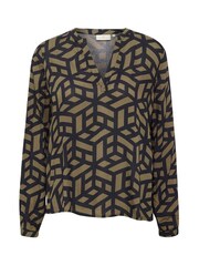 Kaffe Jalie Long Sleeve Printed Black Blouse - Image 6 of 6