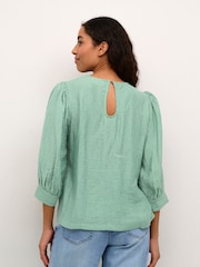 Kaffe Jerome 3/4 Sleeve Round Neck Blouse - Image 2 of 6