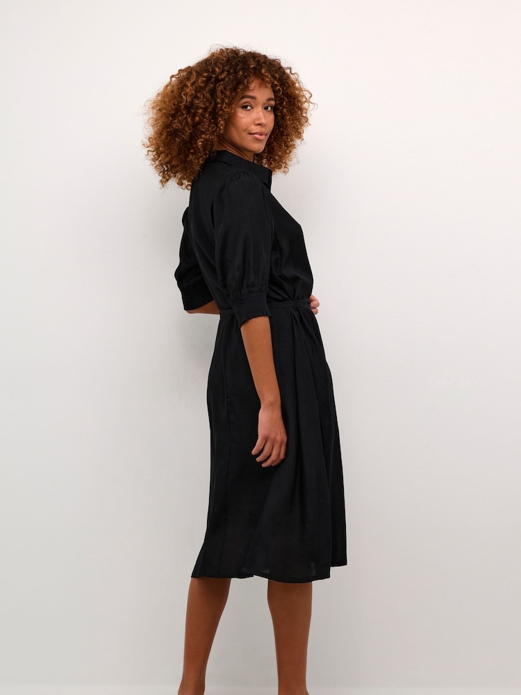Kaffe Emine Half Sleeve Pocket Shirt Dress - Image 2 of 6