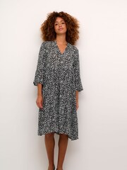 Kaffe Fit Hera Knee Length A-line Dress - Image 1 of 5