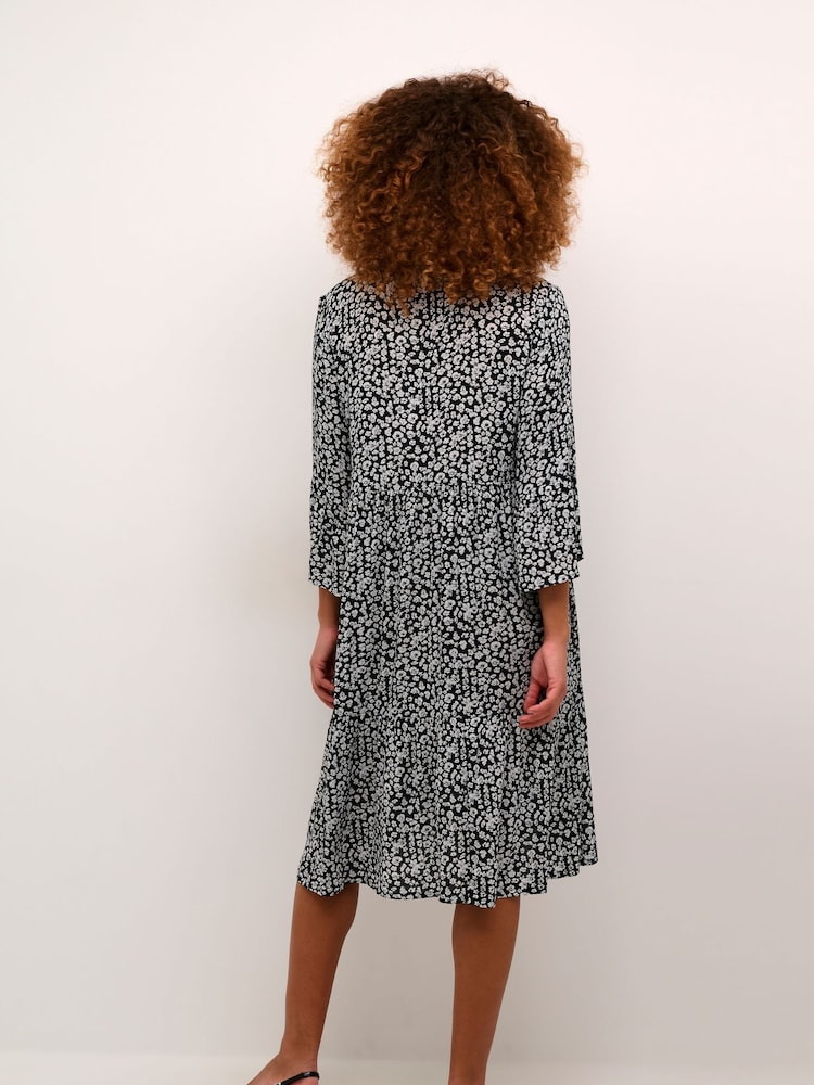 Kaffe Fit Hera Knee Length A-line Dress - Image 2 of 5