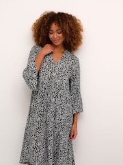 Kaffe Fit Hera Knee Length A-line Dress - Image 3 of 5