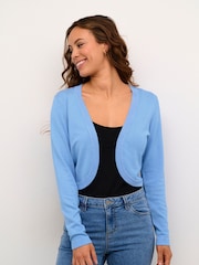 Kaffe Slim Fit Kaastrid Bolero Long Sleeves Cardigan - Image 2 of 5