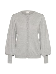 Kaffe KAlizza Buttons Round Neck Cardigan - Image 4 of 5