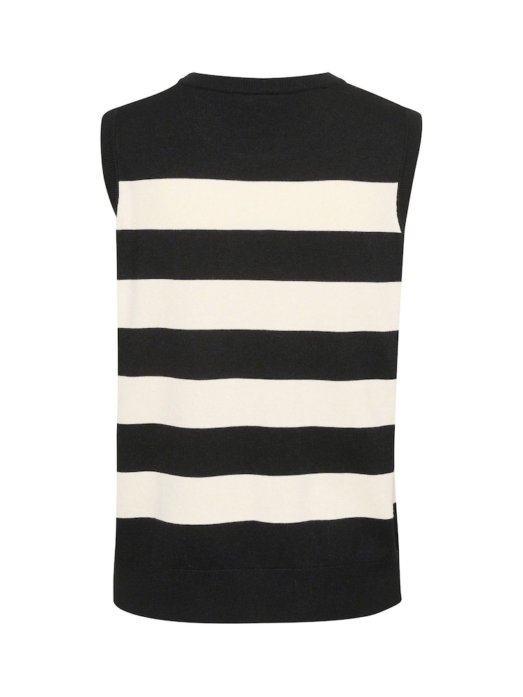 Kaffe KAlizzy Sleeveless Knitted Slipover Jumper - Image 5 of 5