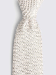 MOSS Natural Sky Grenadine Tie - Image 2 of 3