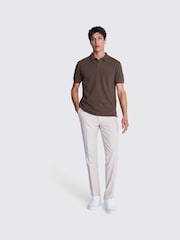 MOSS Brown Pique Polo Shirt - Image 2 of 5