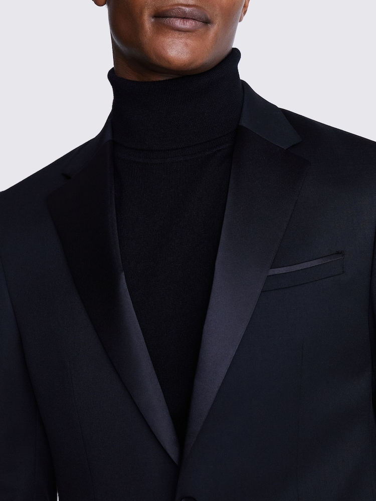 MOSS Slim Fit DKNY Notch Lapel Tuxedo Jacket - Image 4 of 6