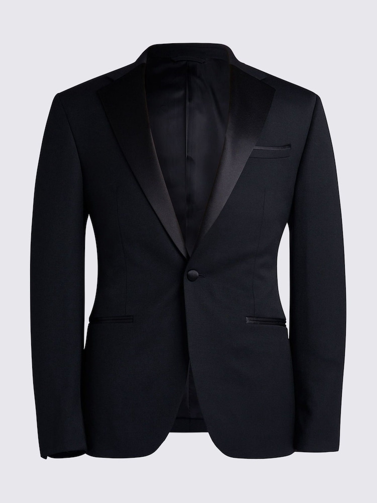 MOSS Slim Fit DKNY Notch Lapel Tuxedo Jacket - Image 5 of 6
