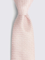 MOSS Pink Sky Grenadine Tie - Image 2 of 3