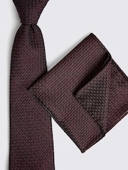 MOSS Red Sky Grenadine Tie - Image 3 of 3