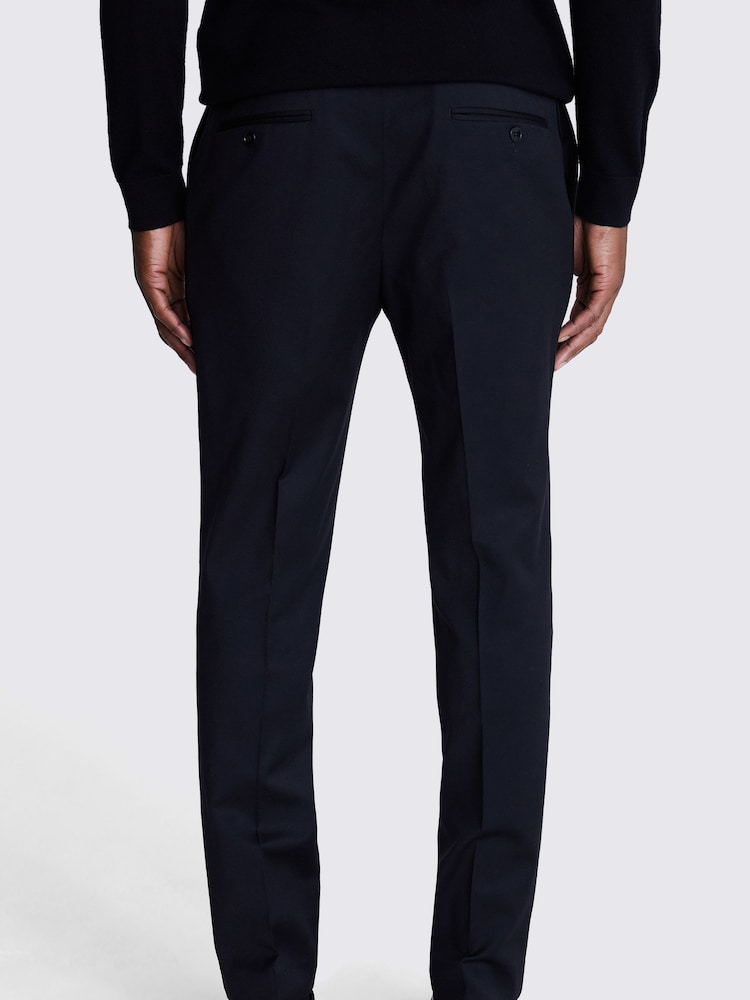 MOSS Black Slim Fit Dress Trousers - Image 2 of 4