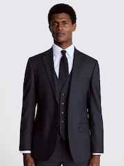 MOSS Grey Regular Fit Stretch Jacket - Image 1 of 6