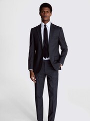 MOSS Grey Regular Fit Stretch Jacket - Image 2 of 6