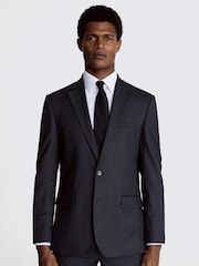 MOSS Grey Regular Fit Stretch Jacket - Image 3 of 6