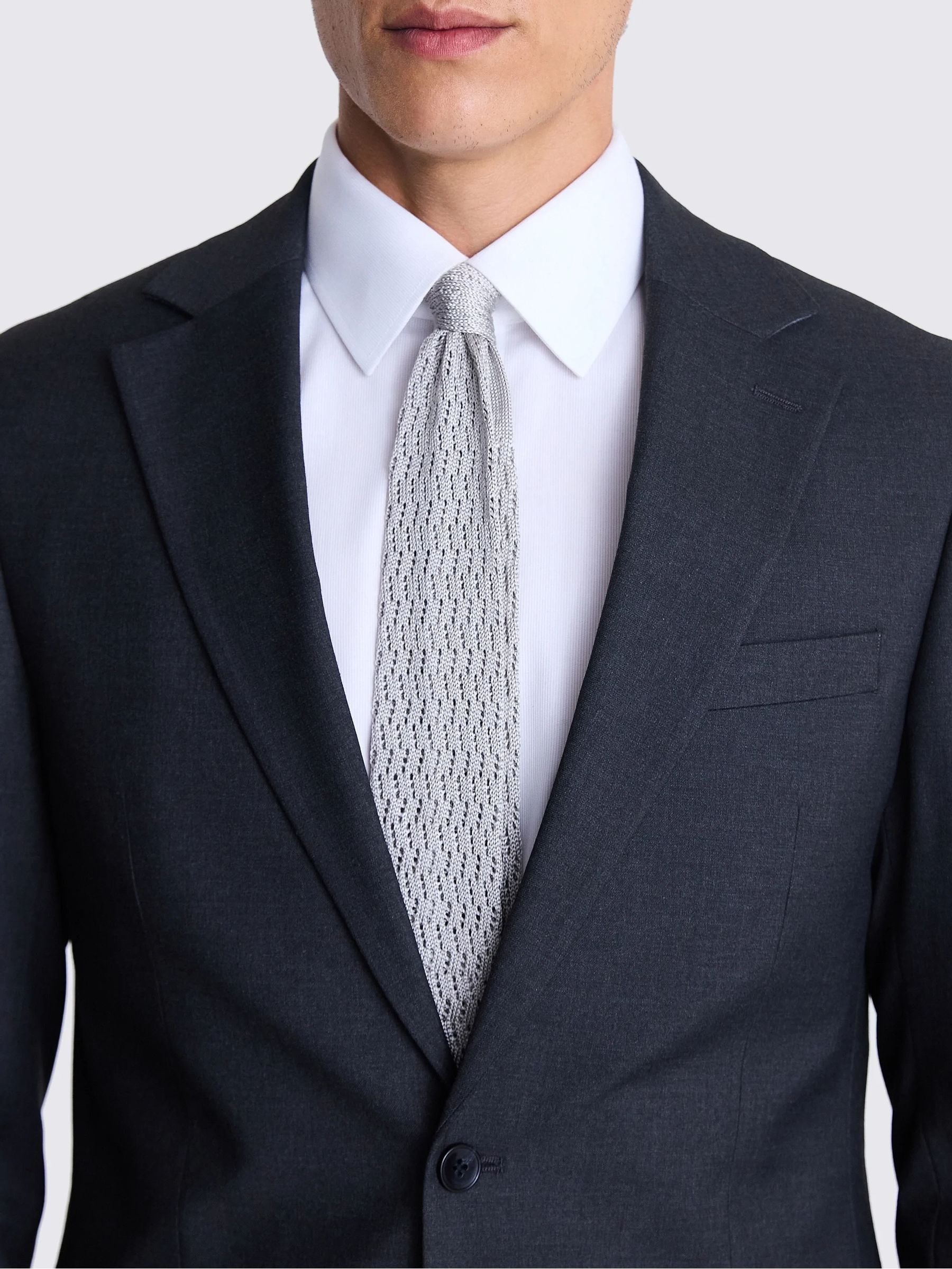 Buy MOSS Charcoal Tailored Fit Stretch Suit Jacket from Next USA