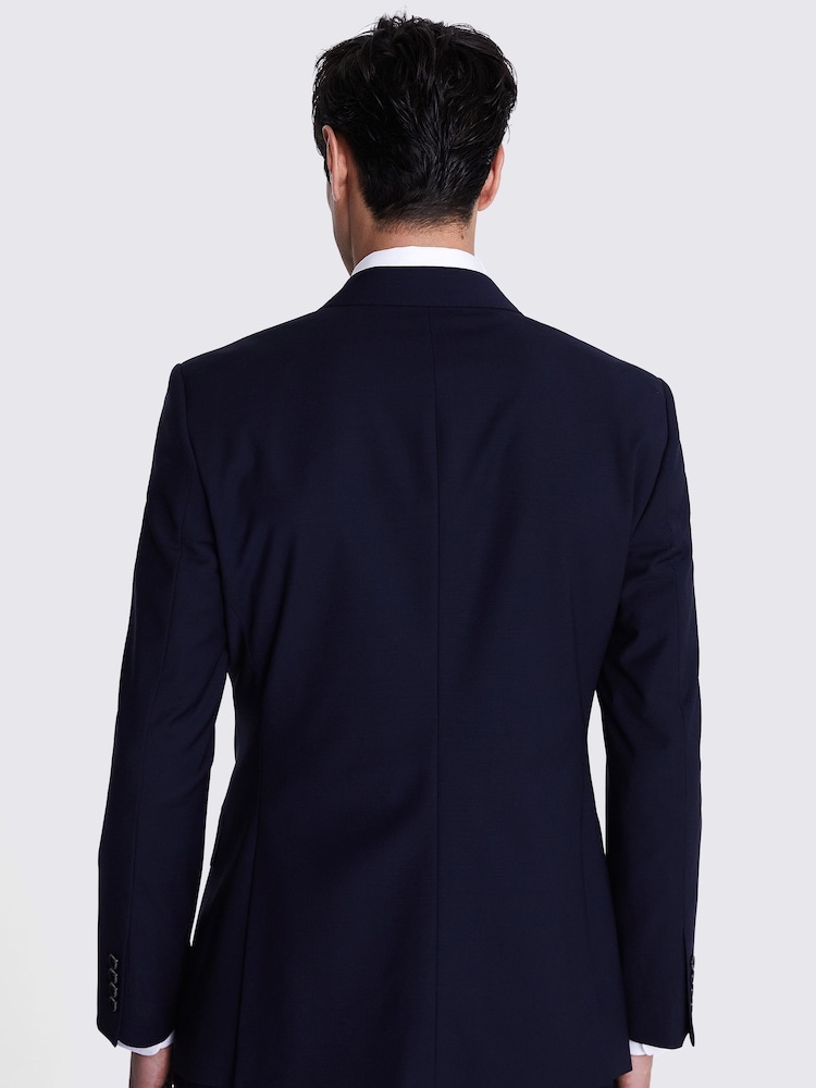 MOSS Blue Tailored Fit Performance Jacket - Image 2 of 6