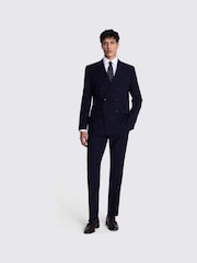 MOSS Blue Tailored Fit Performance Jacket - Image 3 of 6