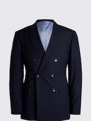 MOSS Blue Tailored Fit Performance Jacket - Image 5 of 6