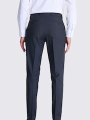 MOSS Grey Tailored Fit Stretch Trousers - Image 2 of 4