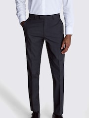MOSS Regular Fit Charcoal Stretch Trousers - Imagen 1 de 4