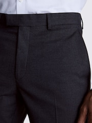 MOSS Regular Fit Charcoal Stretch Trousers - Imagen 3 de 4