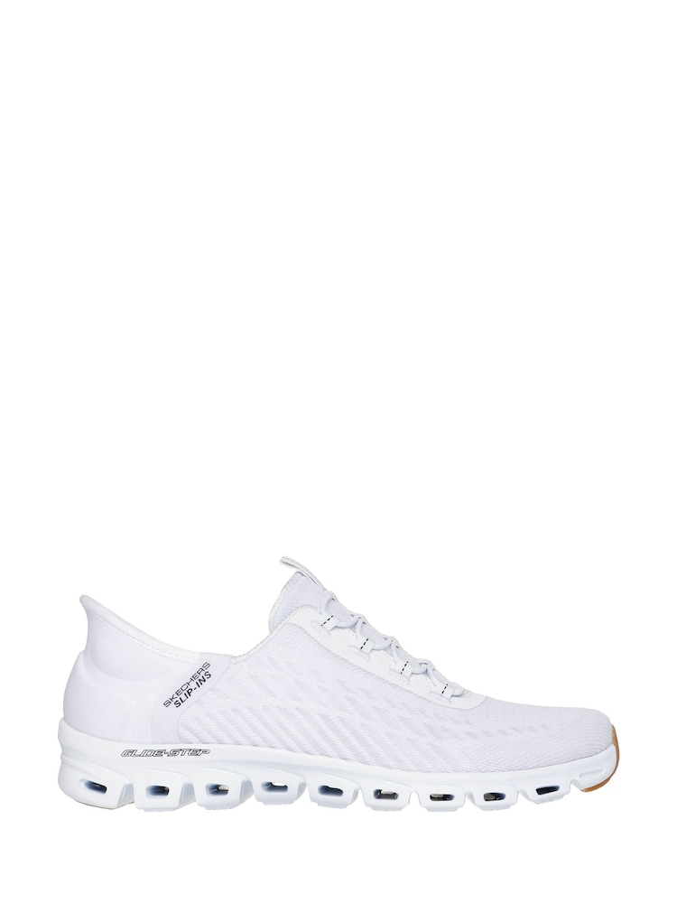 Blanco - Skechers Glide Step Tranquility Trainers - Imagen 1 de 3