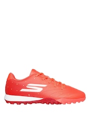 Skechers Red Jr Youth Turf Ground Football Boots - Image 1 of 5