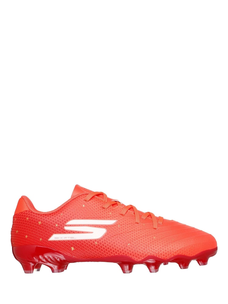 Skechers Red Jr Youth Firm Ground Football Boots - Image 1 of 5