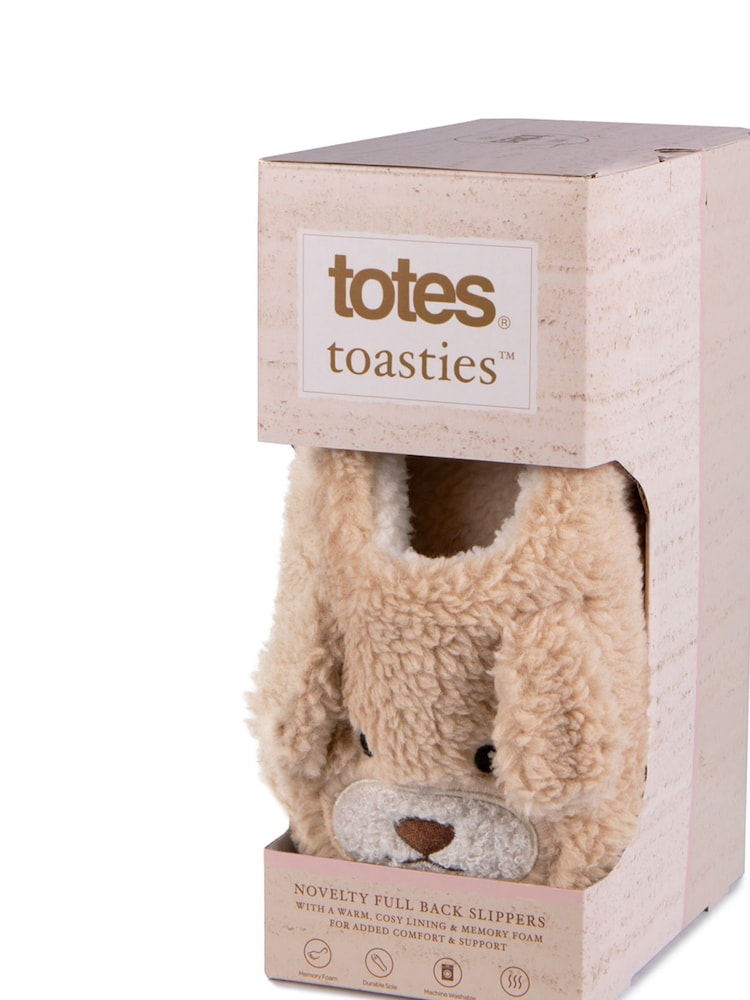 شبشب شتوي للنساء بتصميم على شكل كلب تشكيلة Novelty من Totes - صورة 2 من 5
