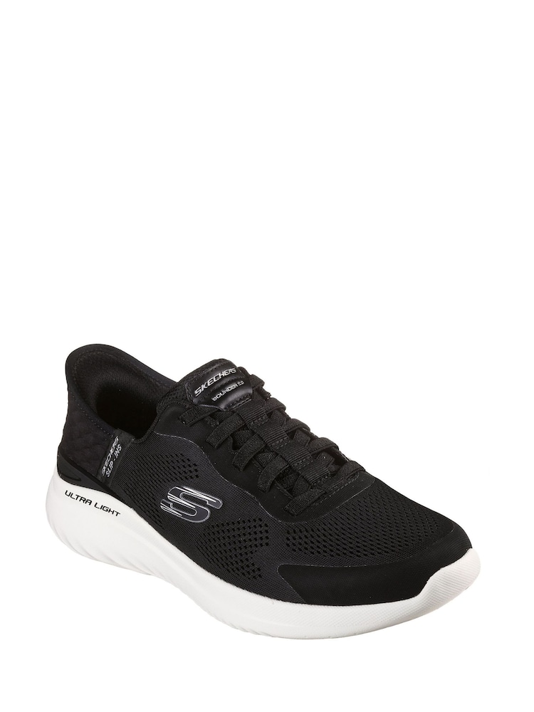 Skechers Black Slip-ins Bounder 2.0 Emerged Trainers - Image 2 of 3