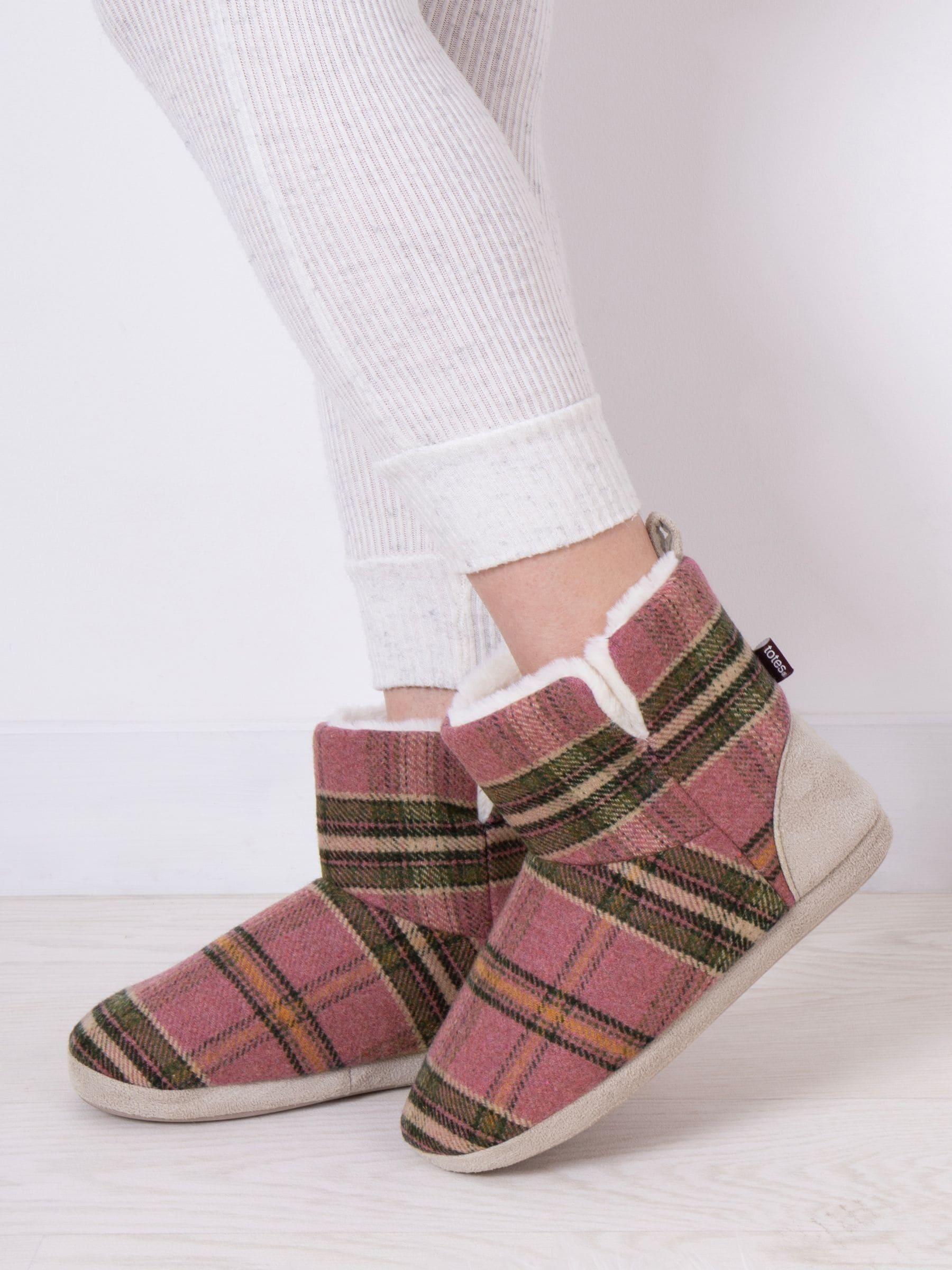 Tartan slippers ladies online