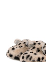 Totes Cream Ladies Novelty Dalmatian Slippers - Image 3 of 5