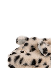 Totes Cream Ladies Novelty Dalmatian Slippers - Image 4 of 5